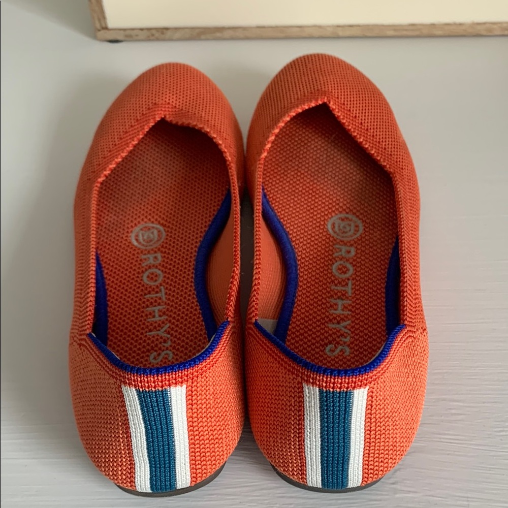 Rothy's Women’s Orange Ballet Flats Sz 5